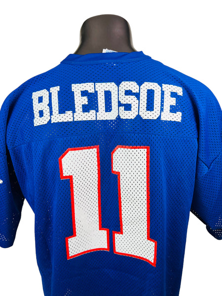 Vintage 1990's New England Patriots Drew Bledsoe Puma Jersey Sz.XL (Youth)  / Sole Food SF