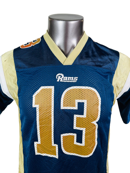 00's Kurt Warner St. Louis Rams Reebok GOLD NFL Jersey Size Large – Rare  VNTG