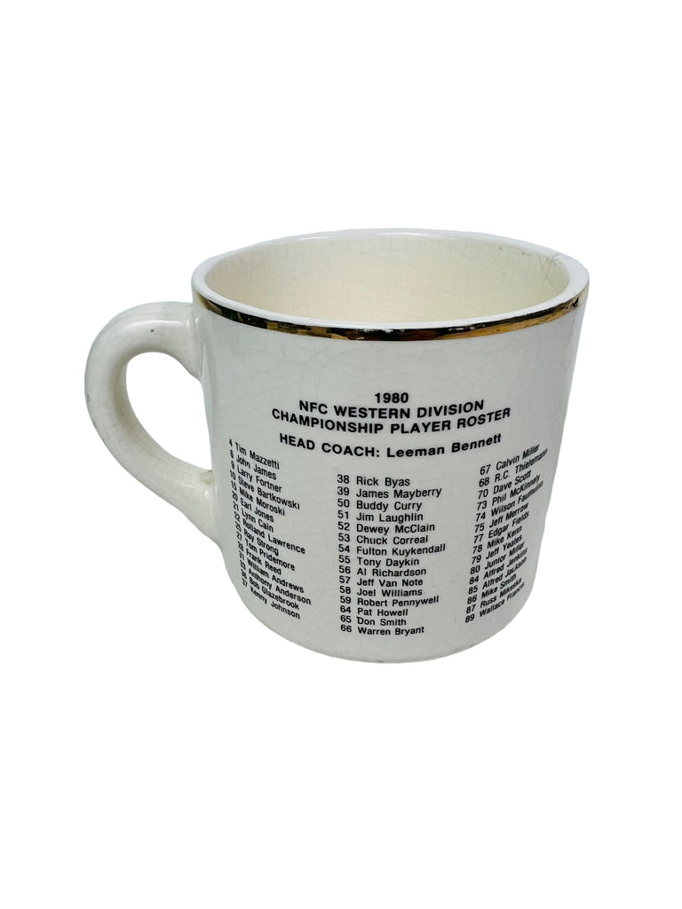 PHILADELPHIA EAGLES VINTAGE 1980'S CERAMIC COFFEE MUG