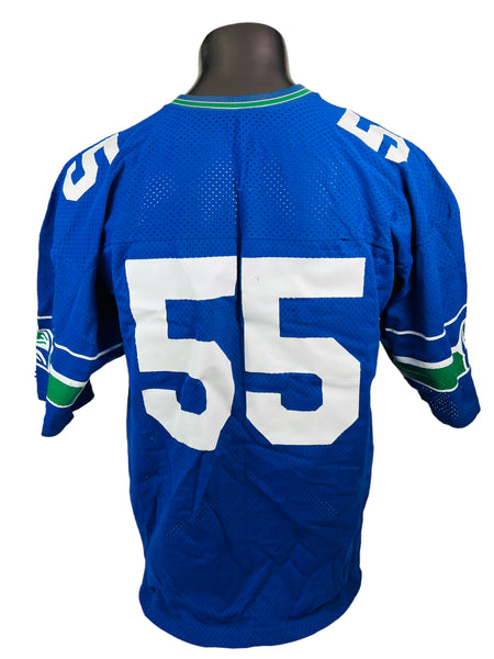 Vintage NFL (Rawlings) - Seattle Seahawks Brian Bosworth No. 55 Jersey 1980s Large