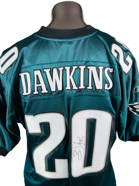 BRIAN DAWKINS PHILADELPHIA EAGLES VINTAGE 2007 75TH ANNIVERSARY REEBOK  JERSEY ADULT 4XL