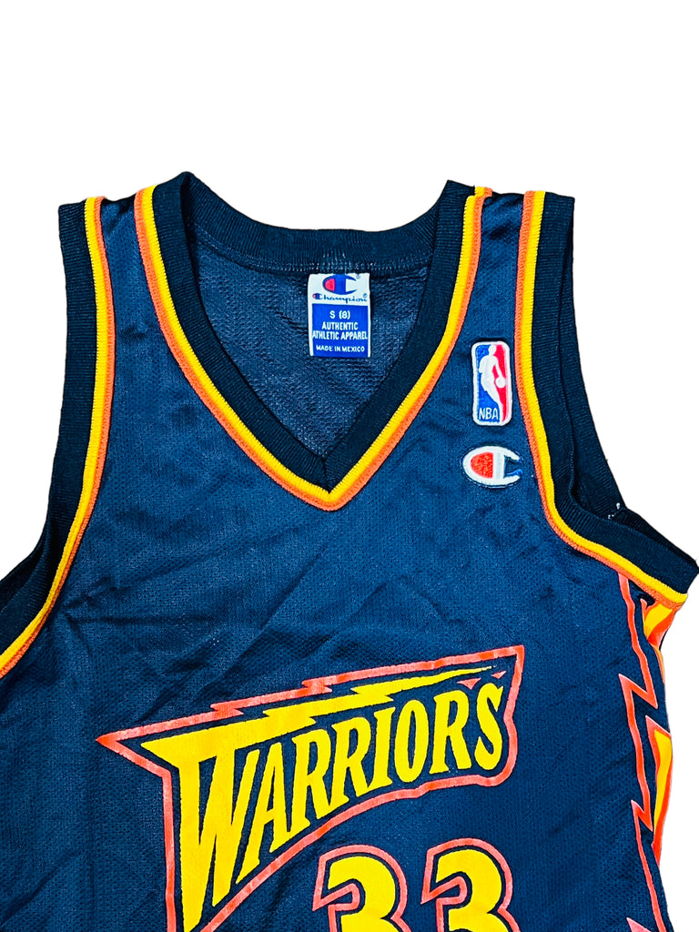 ANTAWN JAMISON GOLDEN STATE WARRIORS VINTAGE 2000'S CHAMPION JERSEY YOUTH SMALL