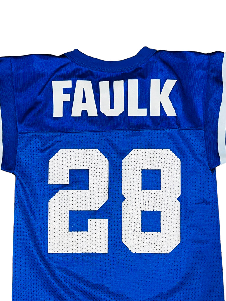 MARSHALL FAULK INDIANAPOLIS COLTS VINTAGE 1990'S LOGO ATHLETIC JERSEY YOUTH SMALL