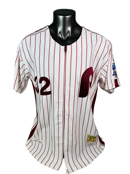 Jimmy Rollins Youth M Phillies Jersey Signed