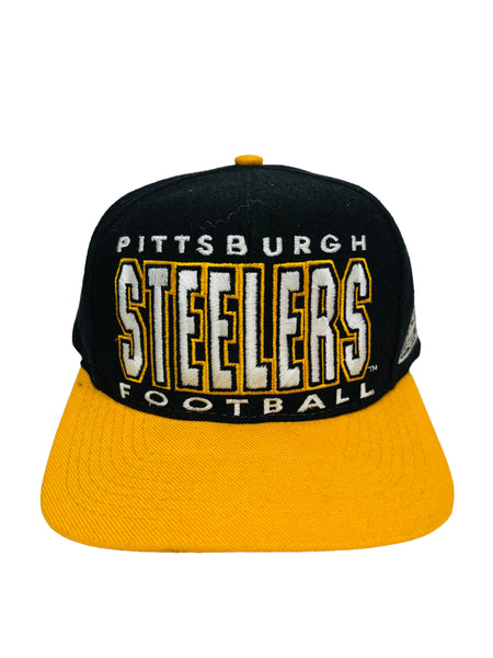 PITTSBURGH STEELERS 1990'S PRO LINE APEX ONE SNAPBACK ADULT HAT