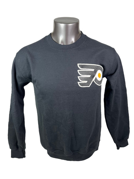 Mitchell & Ness Black Philadelphia Flyers Logo Long Sleeve T-Shirt
