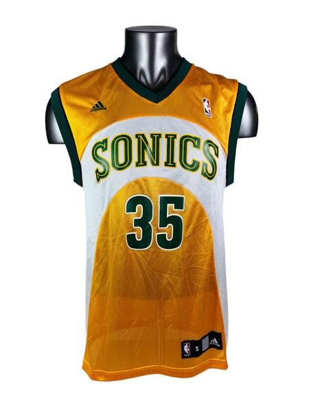 KEVIN DURANT SEATTLE SUPERSONICS VINTAGE 2000'S ADIDAS JERSEY ADULT SMALL KEVIN DURANT SEATTLE SUPERSONICS VINTAGE 2000'S ADIDAS JERSEY ADULT SMALL