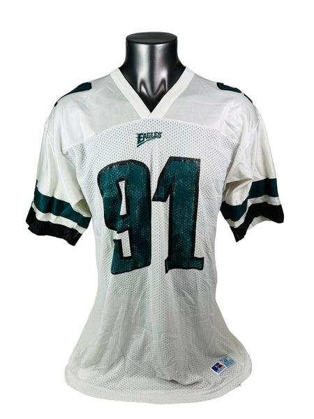 ANDY HARMON  PHILADELPHIA EAGLES VINTAGE 1990'S RUSSELL ATHLETIC JERSEY ADULT 48