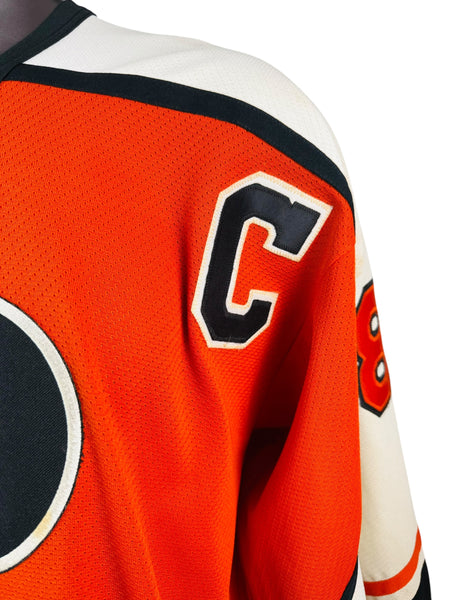 激レア 90s アルゼンチンリーグ ヒムナシア・イ・エスグリマ・デ・フフイ ERIC LINDROS PHILADELPHIA FLYERS VINTAGE 1990'S CCM AUTHENTIC