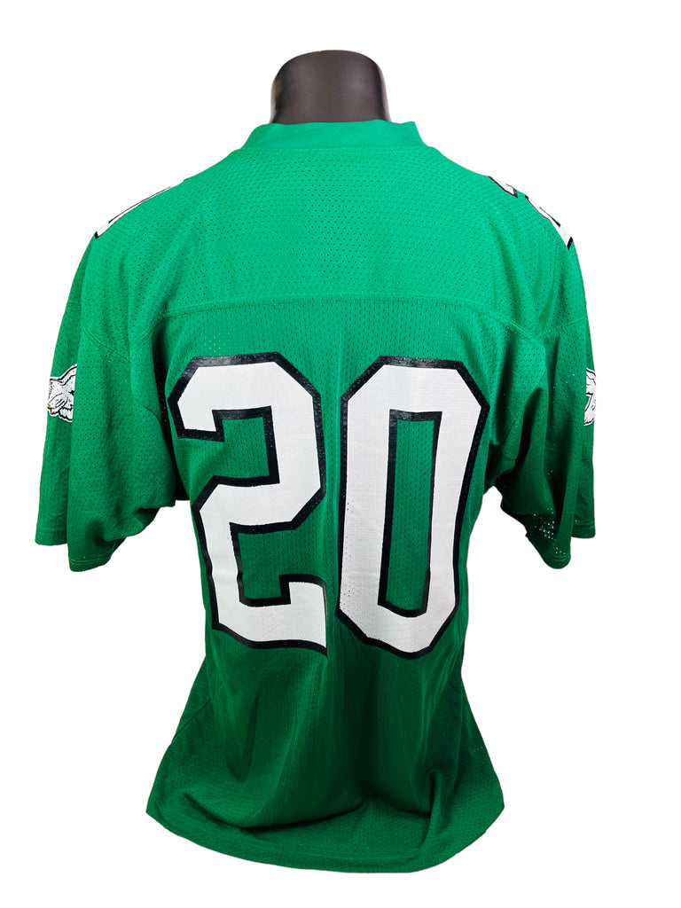 ANDRE WATERS PHILADELPHIA EAGLES VINTAGE 1990'S RUSSELL ATHLETIC JERSEY ADULT 44