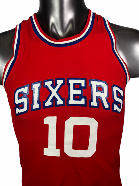 MAURICE CHEEKS PHILADELPHIA SIXERS VINTAGE 1980 S MEDALIST SAND KNIT J Bucks County Baseball Co