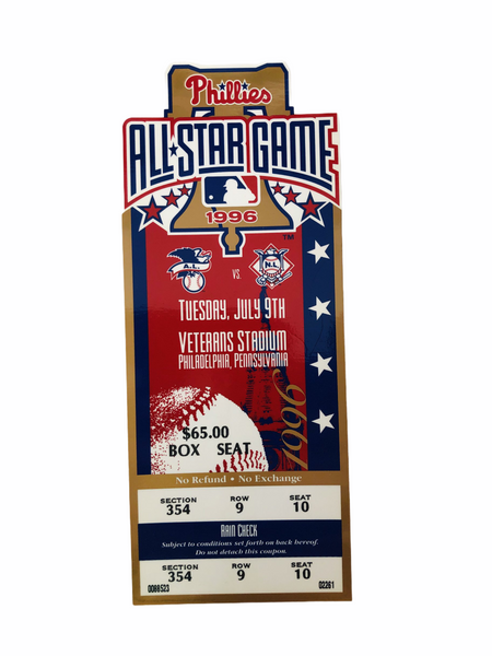 Rare Vintage 1996 MLB Baseball All Star Game in Philadelphia At Veterans  Stadium Collectible Sports Pennant