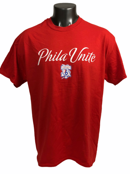 Addidas Philadelphia 76ers Basketball Playoffs Phila Unite T-Shirt Men's XL