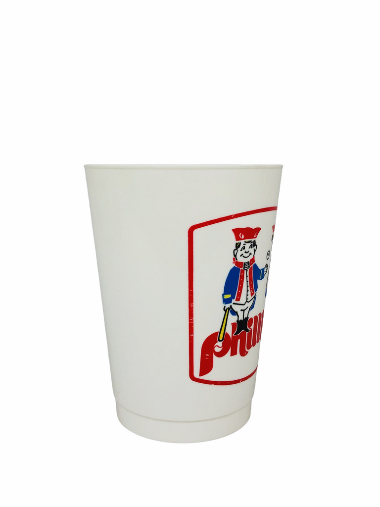 PHIL & PHILLIS PHILADELPHIA PHILLIES VINTAGE 1970'S PLASTIC CUP