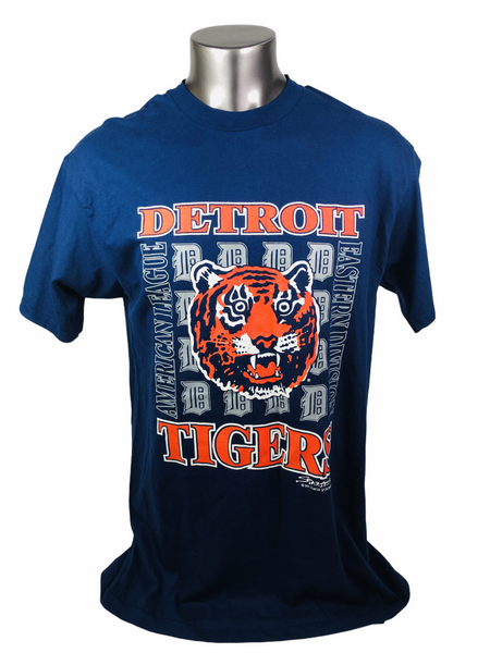 Vintage Detroit Tiger Crewneck Sweatshirt / T-shirt Detroit 