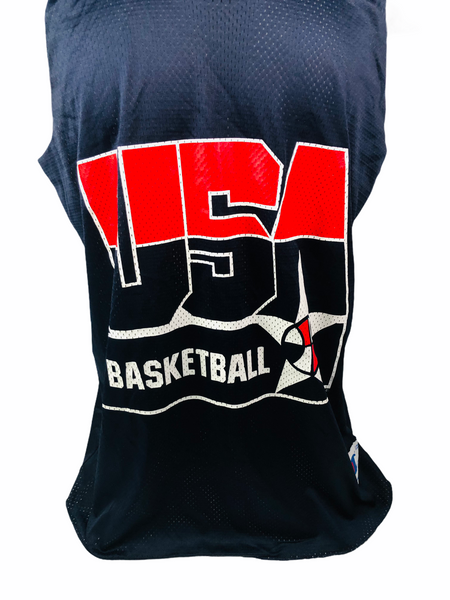 USA 1992 DREAM TEAM OLYMPICS BASKETBALL VINTAGE 1990'S CHAMPION MESH J -  Bucks County Baseball Co.