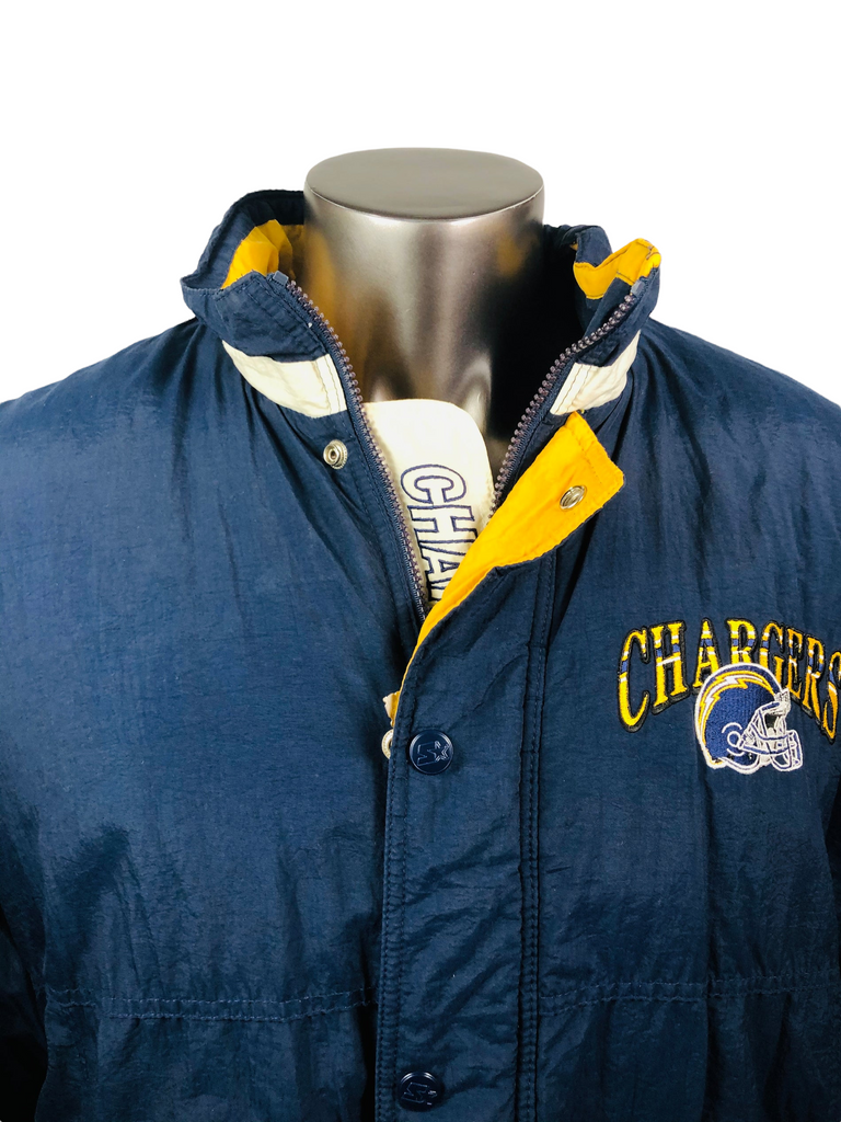 SAN DIEGO CHARGERS VINTAGE 1990'S STARTER WINTER JACKET ADULT 2XL