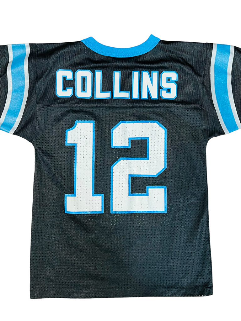 KERRY COLLINS CAROLINA PANTHERS VINTAGE 1990'S LOGO ATHLETIC JERSEY YOUTH SMALL