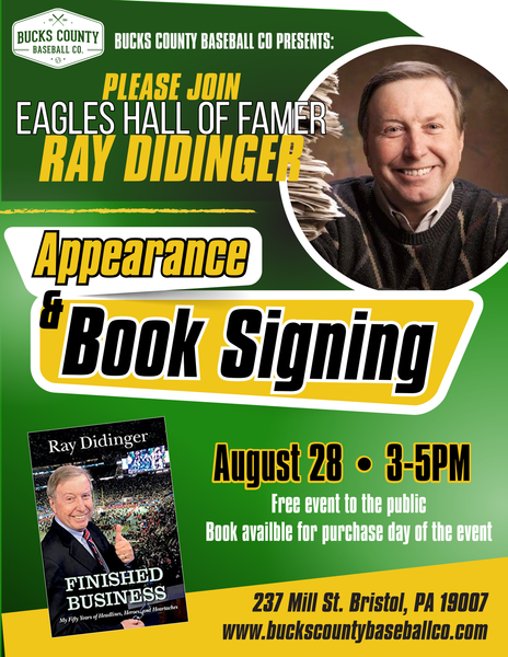 Ray Didinger Appearance & Book Signing on August 28