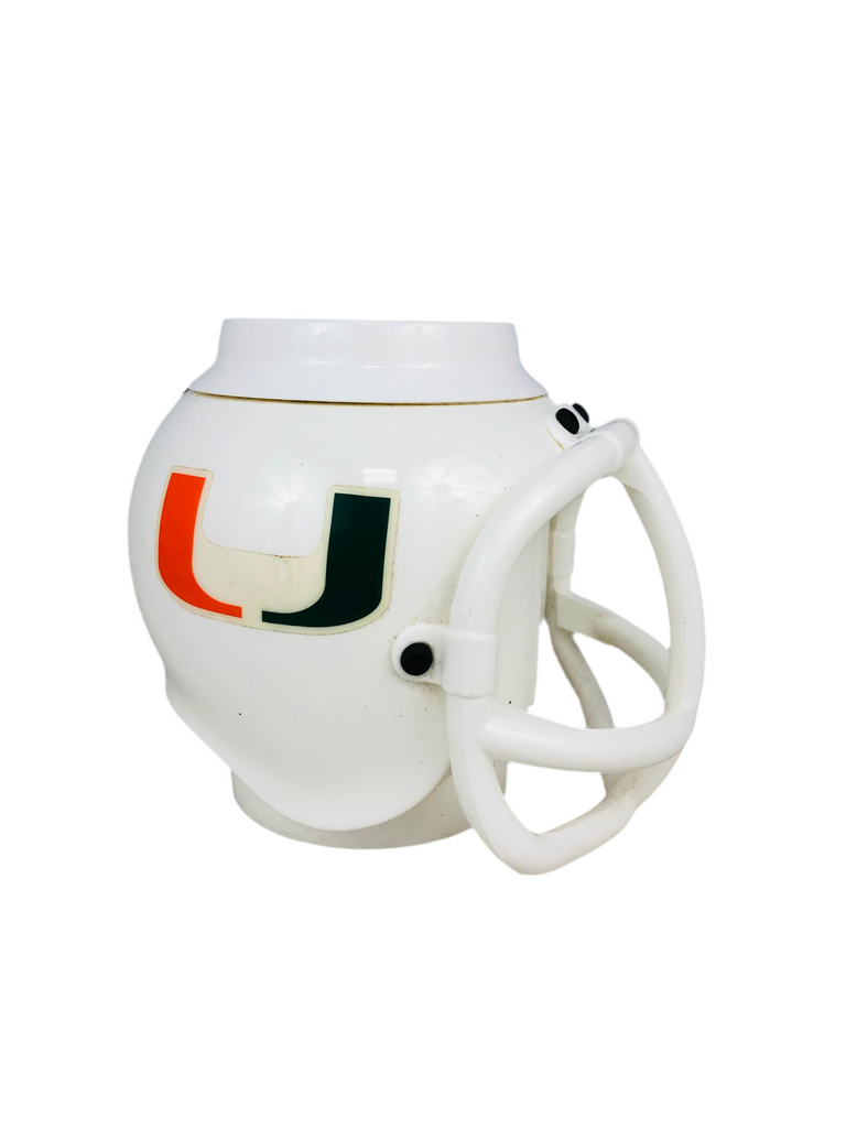 UNIVERSITY OF MIAMI HURRICANES VINTAGE 1992  HELMET COFFEE MUG