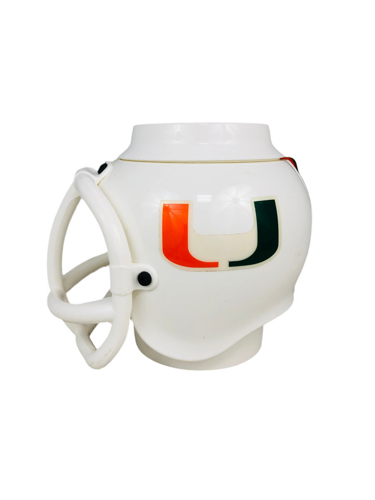 UNIVERSITY OF MIAMI HURRICANES VINTAGE 1992  HELMET COFFEE MUG