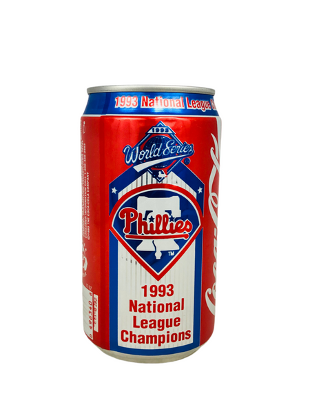 PHILADELPHIA PHILLIES VINTAGE 1993 WORLD SERIES COCA-COLA FULL CAN