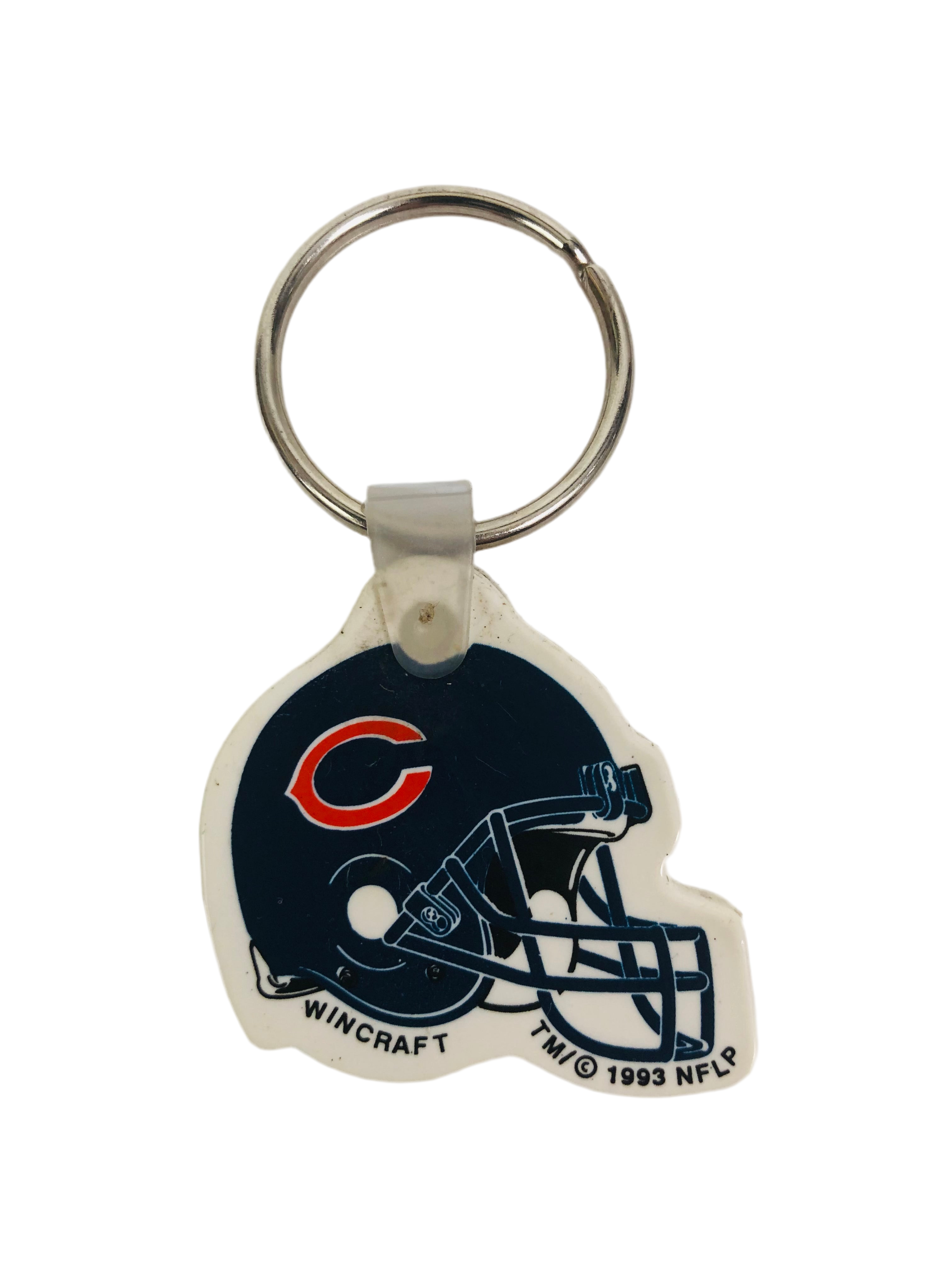 charles barkley football helmet CHICAGO BEARS VINTAGE 1993 NFL HELMET KEYCHAIN