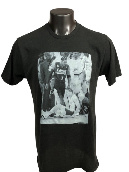 ALLEN IVERSON PHILADELPHIA SIXERS STEPOVER  RETRO T-SHIRT