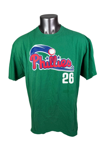 CHASE UTLEY PHILADELPHIA PHILLIES VINTAGE 2000'S MAJESTIC T-SHIRT ADULT 2XL