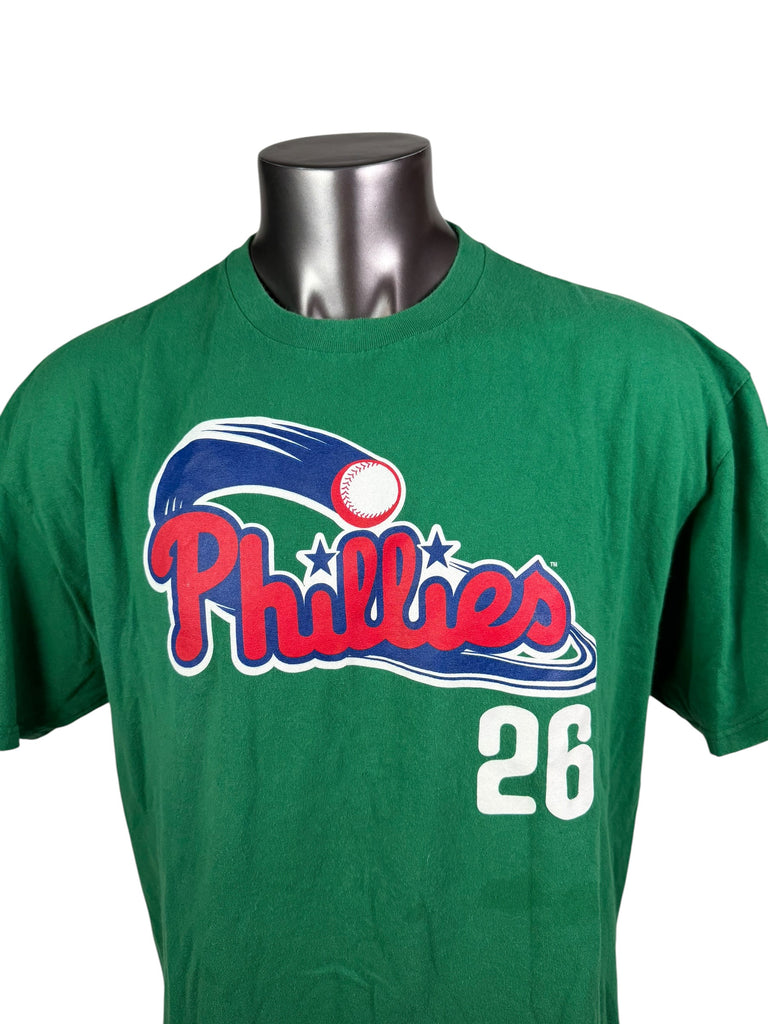 CHASE UTLEY PHILADELPHIA PHILLIES VINTAGE 2000'S MAJESTIC T-SHIRT ADULT 2XL