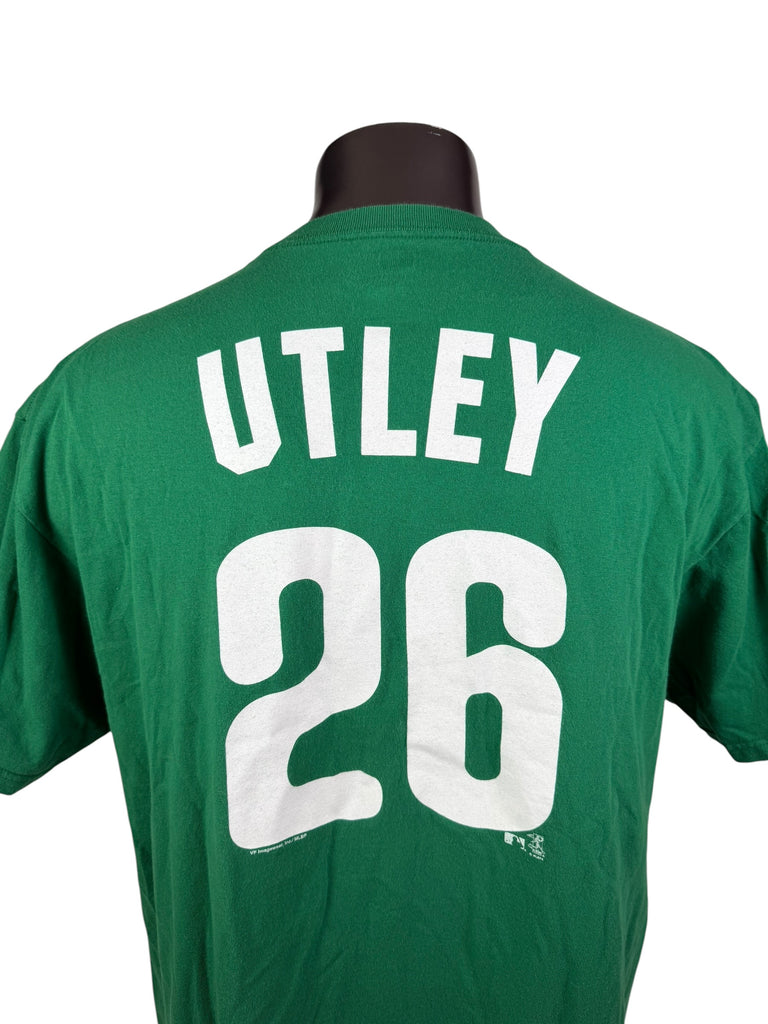 CHASE UTLEY PHILADELPHIA PHILLIES VINTAGE 2000'S MAJESTIC T-SHIRT ADULT 2XL
