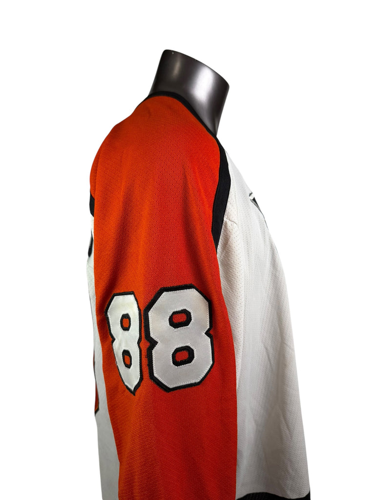 ERIC LINDROS PHILADELPHIA FLYERS VINTAGE 1990'S CCM AUTHENTIC JERSEY ADULT XL