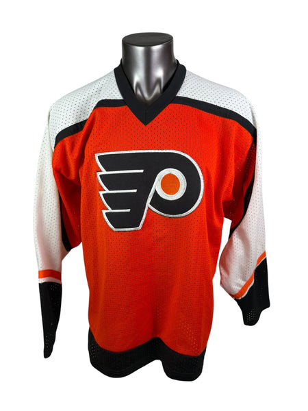 PHILADELPHIA FLYERS VINTAGE 1980'S CCM JERSEY ADULT XL