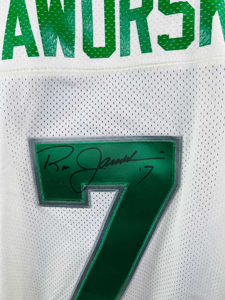 RON JAWORSKI PHILADELPHIA EAGLES RETRO  AUTHENTIC MITCHELL & NESS SIGNED JERSEY ADULT 56