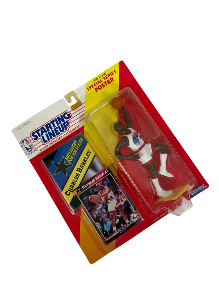 CHARLES BARKLEY PHILADELPHIA SIXERS VINTAGE 1992 STARTING LINEUP SLU FIGURINE