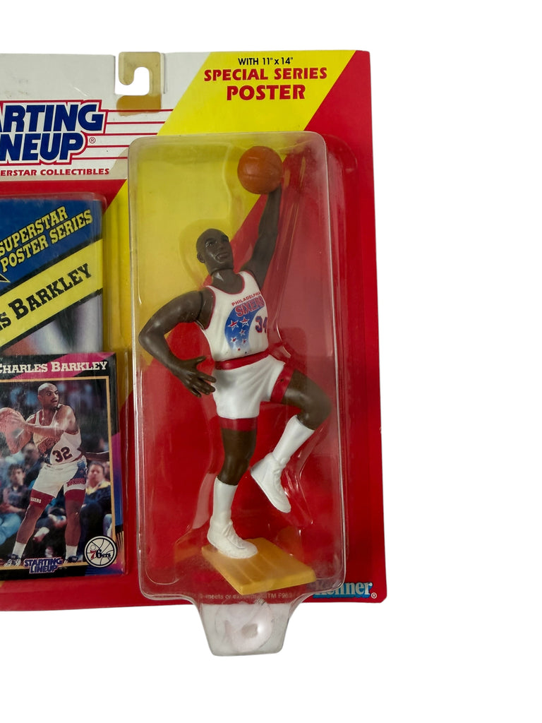CHARLES BARKLEY PHILADELPHIA SIXERS VINTAGE 1992 STARTING LINEUP SLU FIGURINE