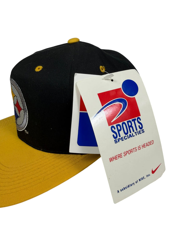 PITTSBURGH STEELERS VINTAGE 1990'S SPORTS SPECIALTIES SNAPBACK ADULT HAT