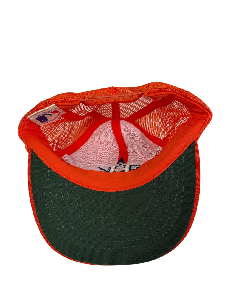 HOUSTON ASTROS VINTAGE 1980'S MESH SNAPBACK ADULT HAT