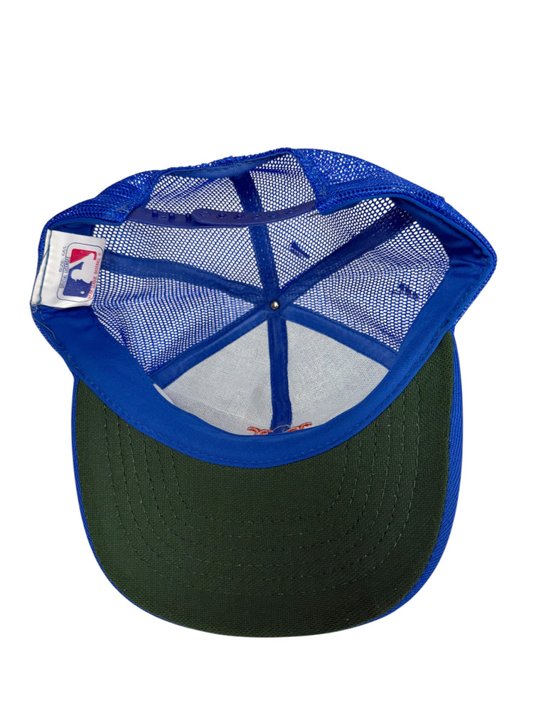 NEW YORK METS VINTAGE 1980'S MESH SNAPBACK ADULT HAT M / L