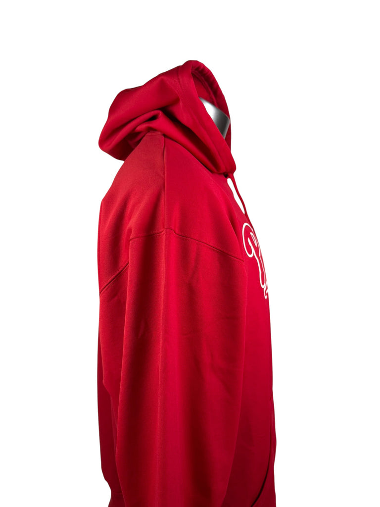 PHILADELPHIA PHILLIES VINTAGE 2000"S AUTHENTIC MAJESTIC HOODIE SWEATSHIRT ADULT LARGE