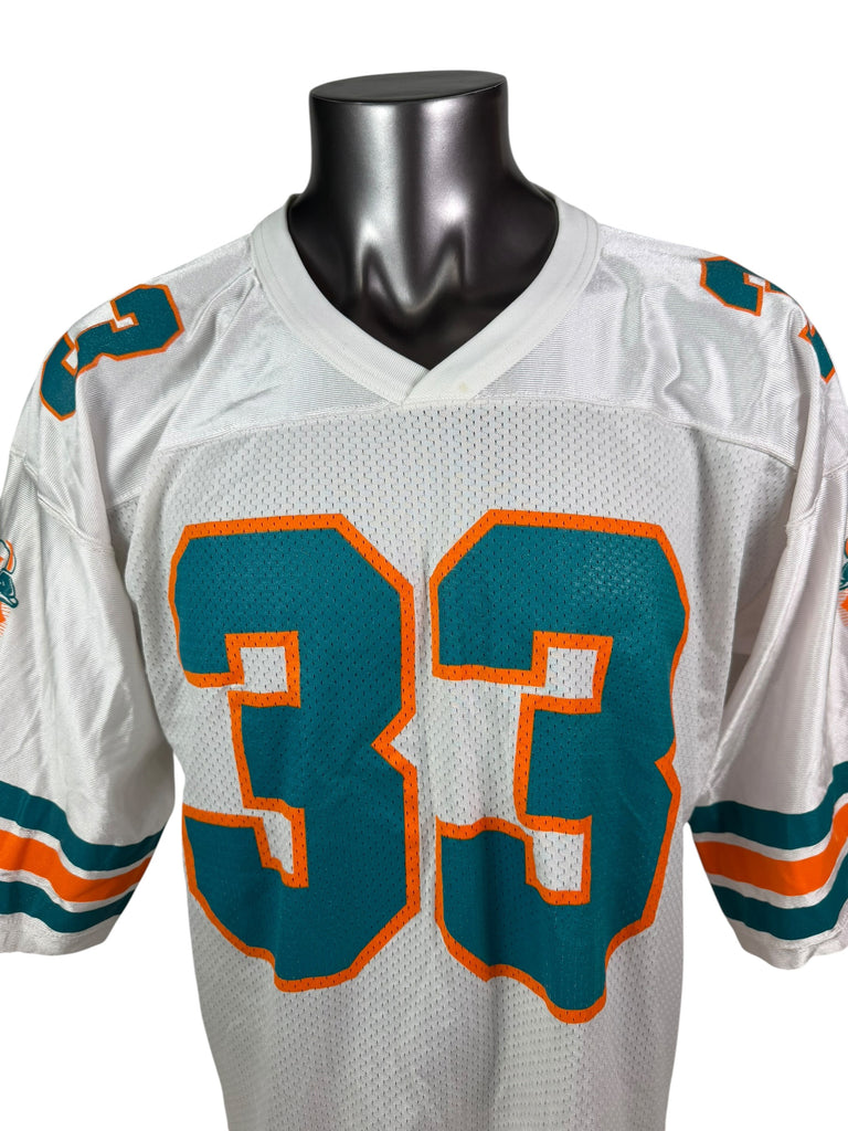 KARIM ABDUL-JABBAR MIAMI DOLPHINS VINTAGE 1990'S STARTER JERSEY ADULT XL