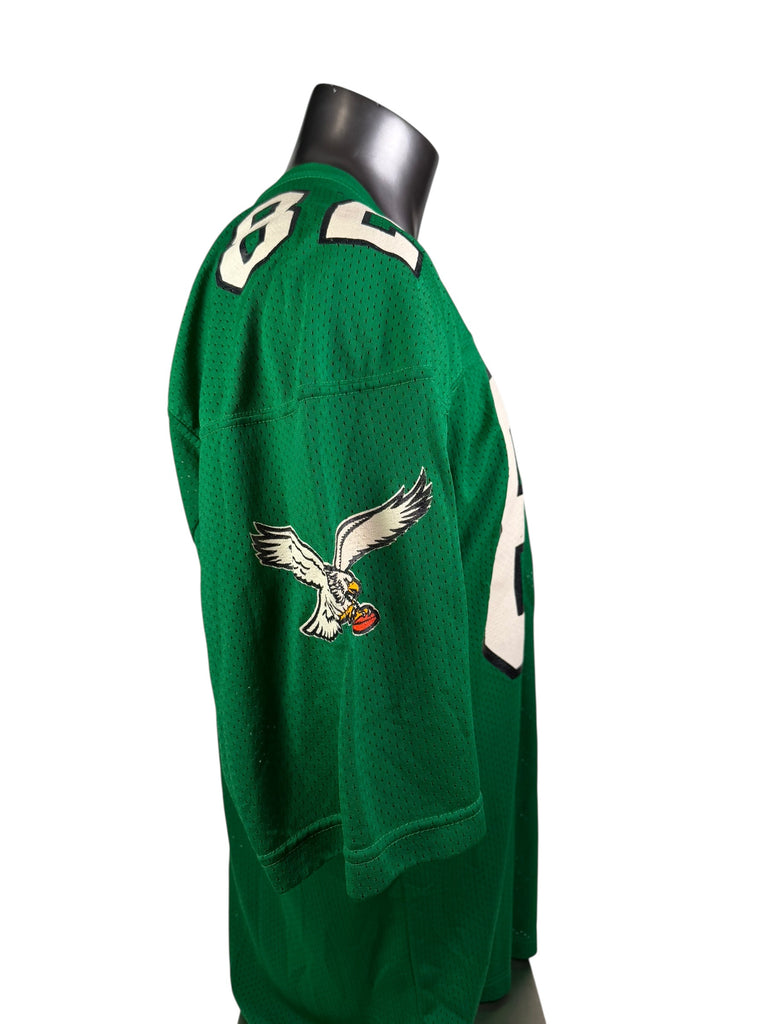 MIKE QUICK PHILADELPHIA EAGLES VINTAGE 1980'S RUSSELL ATHLETIC JERSEY ADULT LARGE