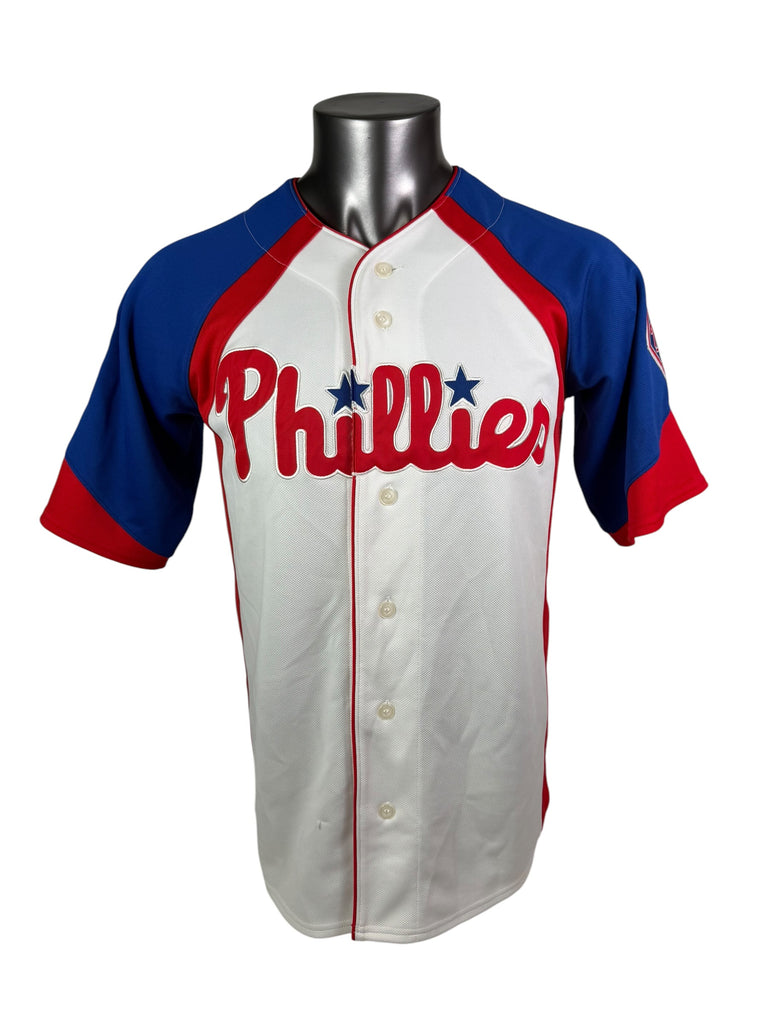 CHASE UTLEY PHILADELPHIA PHILLIES VINTAGE 2000'S MAJESTIC JERSEY ADULT SMALL