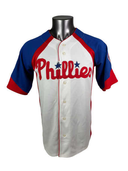 CHASE UTLEY PHILADELPHIA PHILLIES VINTAGE 2000'S MAJESTIC JERSEY ADULT SMALL