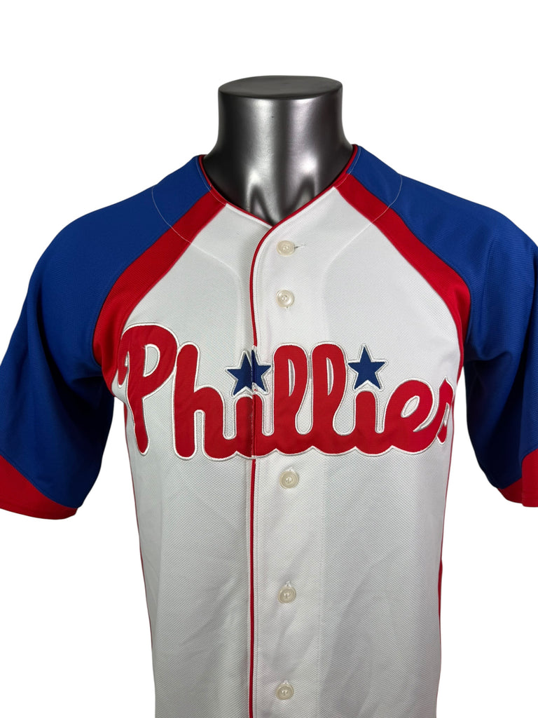 CHASE UTLEY PHILADELPHIA PHILLIES VINTAGE 2000'S MAJESTIC JERSEY ADULT SMALL