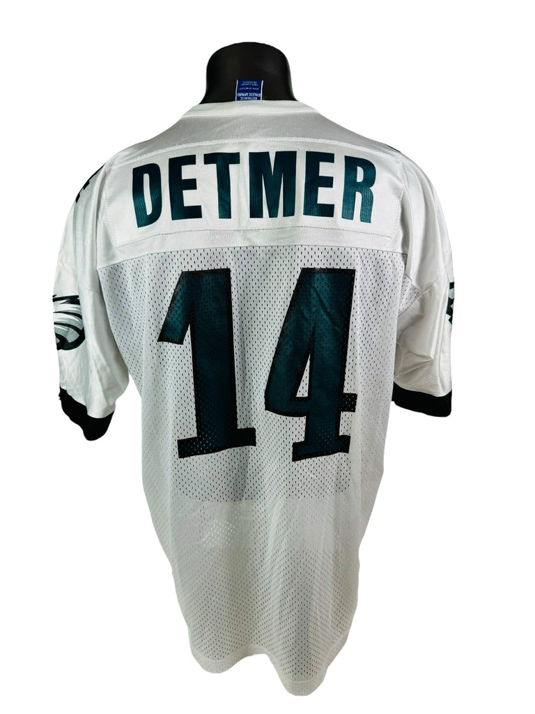 TY DETMER PHILADELPHIA EAGLES VINTAGE 1990'S CHAMPION JERSEY ADULT 52