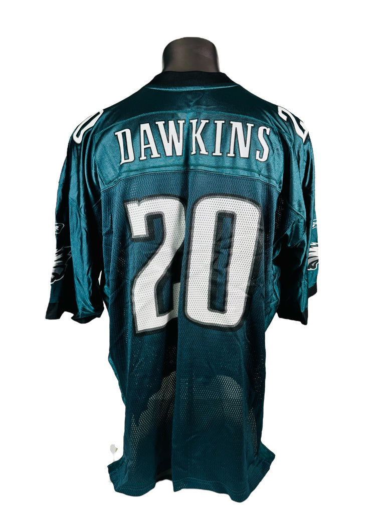 BRIAN DAWKINS PHILADELPHIA EAGLES VINTAGE 2000'S REEBOK JERSEY ADULT 2XL