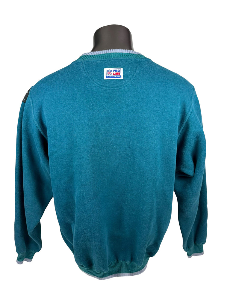 PHILADELPHIA EAGLES VINTAGE 1990'S LOGO ATHLETIC PRO LINE CREW SWEATSHIRT ADULT LARGE