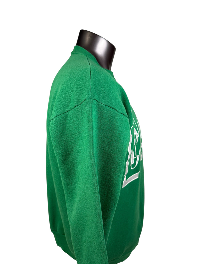 PHILADELPHIA EAGLES VINTAGE 1990'S KELLY GREEN CREW SWEATSHIRT ADULT LARGE