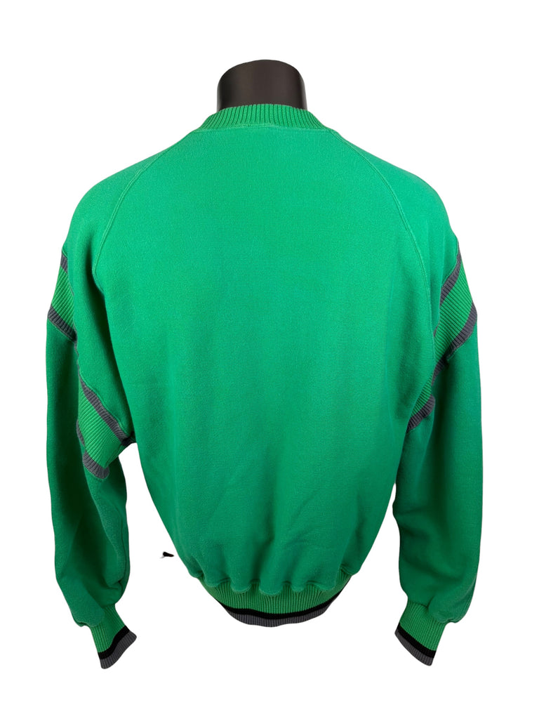 PHILADELPHIA EAGLES VINTAGE 1990'S KELLY GREEN THE GAME TEAM NFL CREW SWEATSHIRT ADULT LARGE